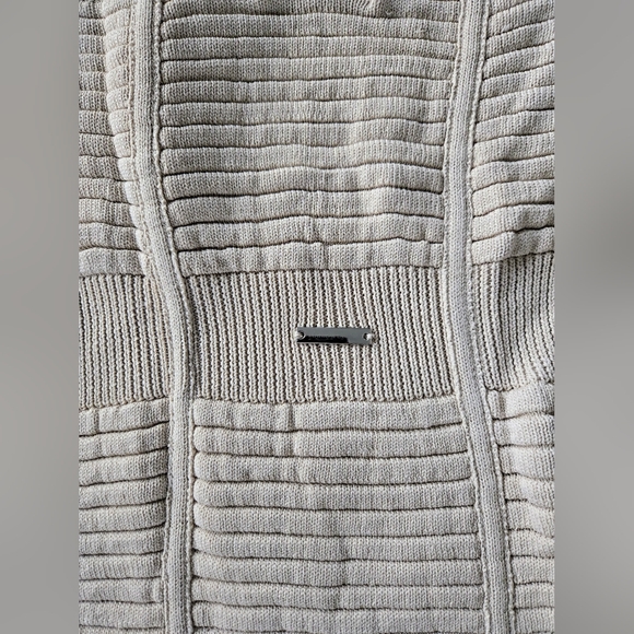 Manier Du Voir Knit MINI DRESS - BEIGE - Picture 7 of 9